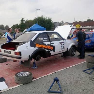 Martin Tracey & Mike Clyne in WestwardEng MK2 - Wexford Stages Rally 2014